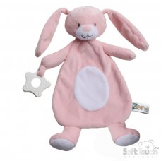 EBC62-P: Pink Eco Bunny Comforter Teether